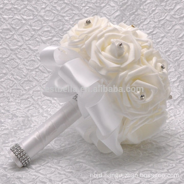 Hot selling wholesales artificial colored beautiful flower wedding bouquet